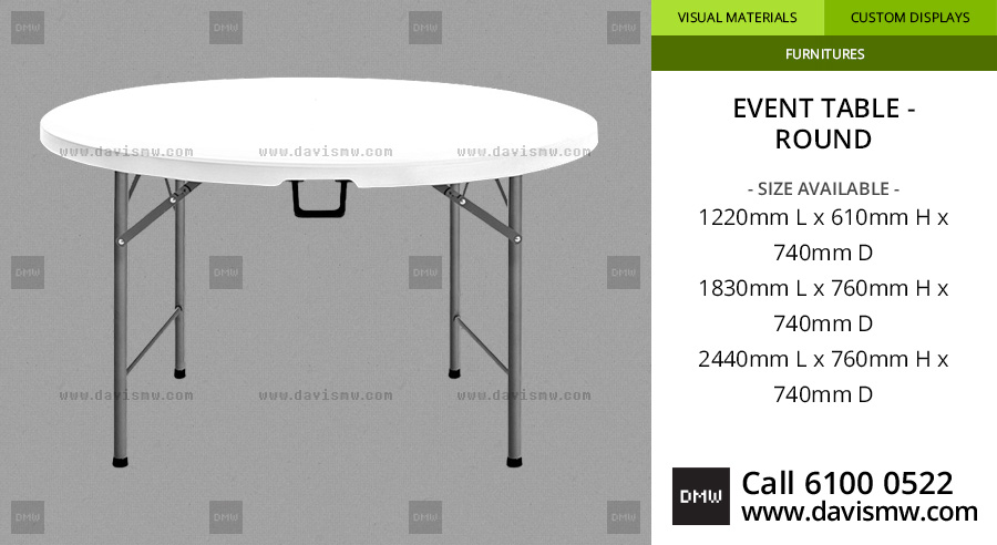 Event Round Table - Davis Materialworks