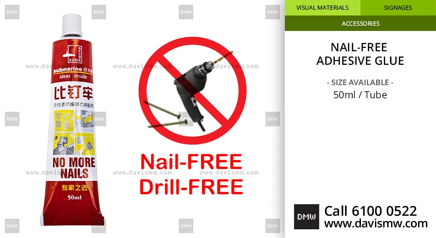 Nail-Free Adhesive - Davis Materialworks