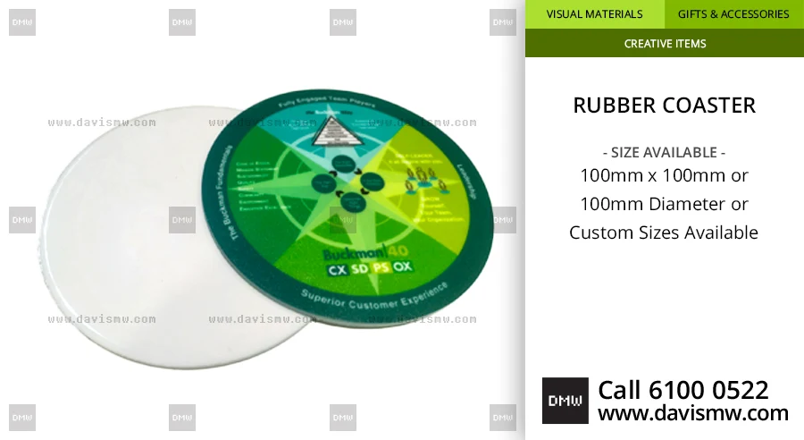 Rubber Coaster - Davis Materialworks