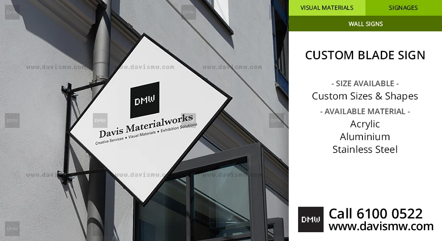 Custom Blade Sign - Davis Materialworks