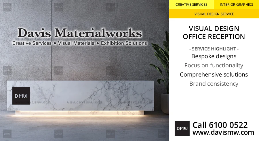 Visual Design - Office Reception - Davis Materialworks
