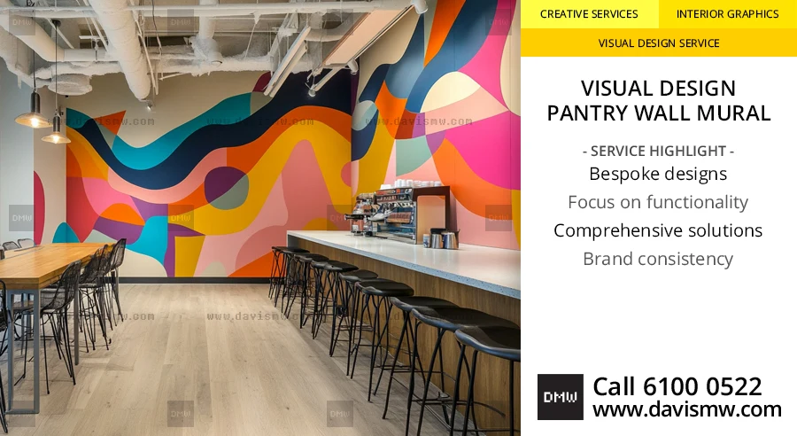 Visual Design - Pantry Wall Mural - Davis Materialworks