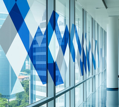 Transparent Glass Sticker - Retail - Davis Materialworks
