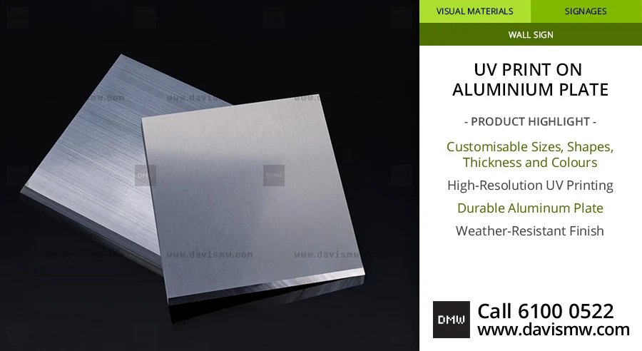 UV Print on Aluminium Plate - Davis Materialworks