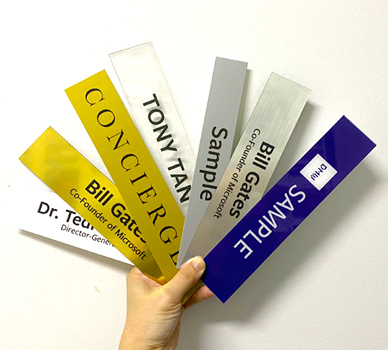 Custom Name Label For Door Sign - Davis Materialworks