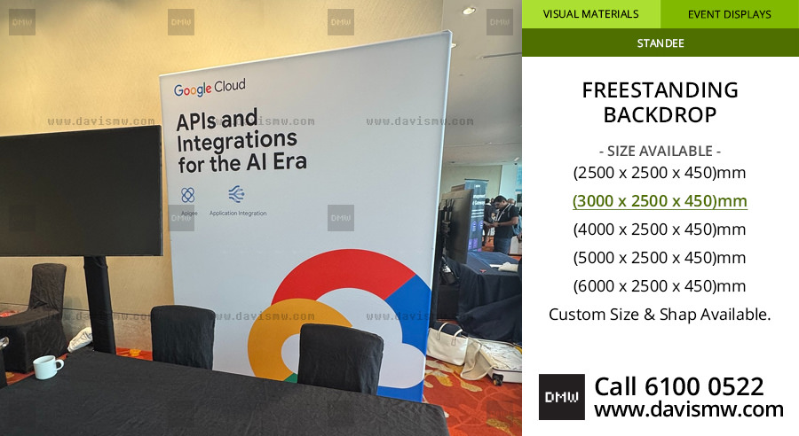 Freestanding Backdrop - Google Cloud API - Davis Materialworks
