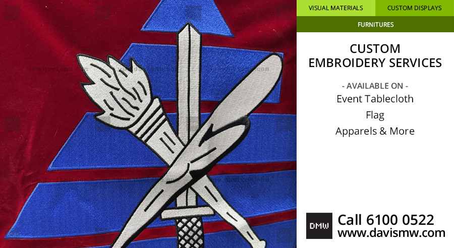 Custom Embroidery Services For Fabric - Davis Materialworks