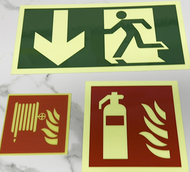 Photoluminescent Sign Explained - Davis Materialworks