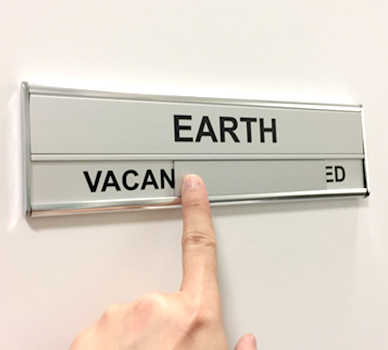 Sliding Door Sign : Double Layers - Davis Materialworks