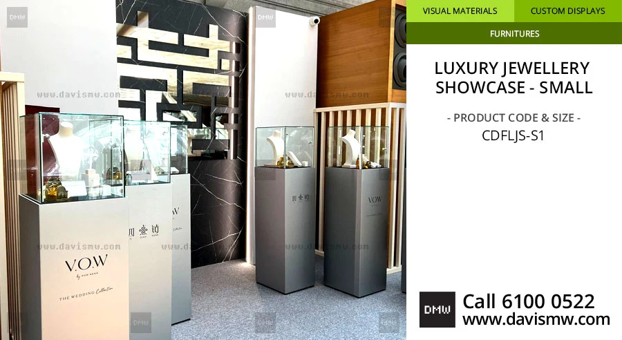 Luxury Jewellery Showcase : Small - CDFLJS-S1 - Davis Materialworks