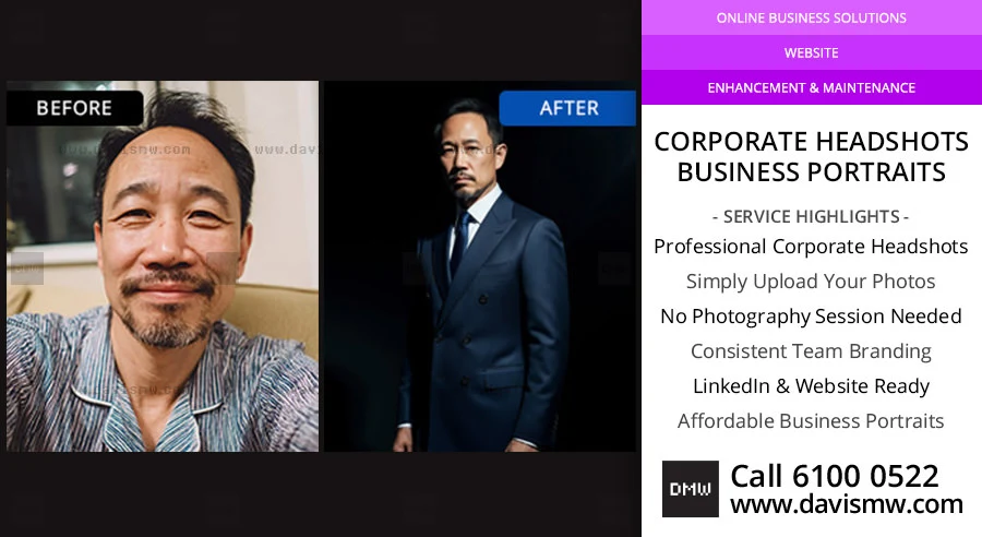 Professional Business Portraits Singapore - Davis Materialworks
