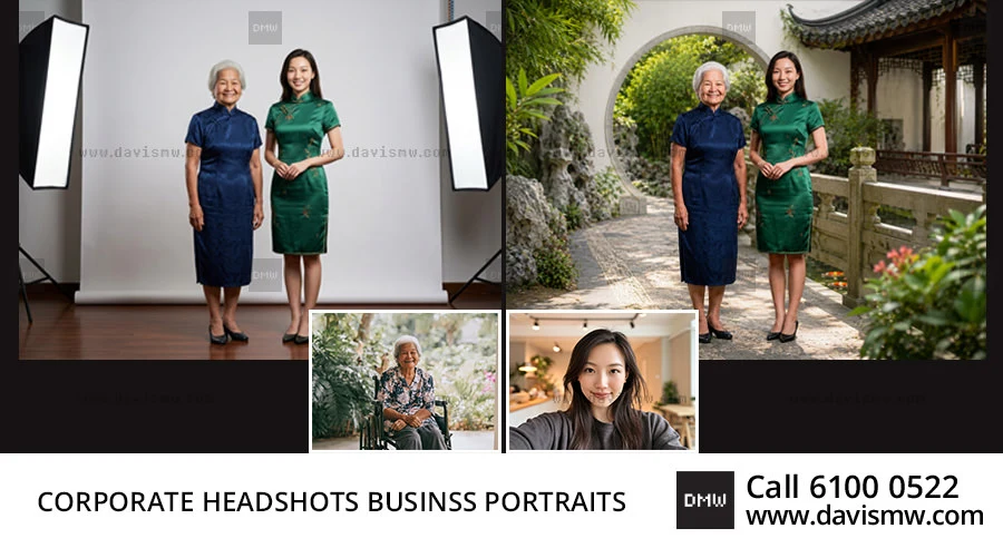 Corporate Headshots & Professional Business Portraits Singapore - Davis Materialworks