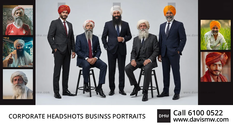 Corporate Headshots & Professional Business Portraits Singapore | Davis Materialworks