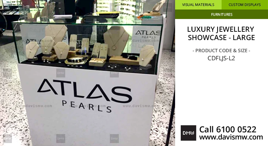 Luxury Jewellery Showcase : Large - CDFLJS-L2 - Davis Materialworks