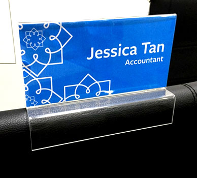 Cubicle Name Plate - Billboard - Davis Materialworks