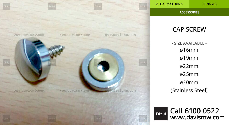 Cap Screw - Stainless Steel - Davis Materialworks