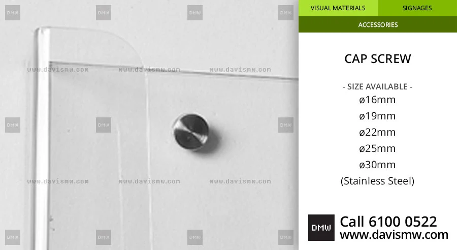 Cap Screw - Stainless Steel - Davis Materialworks