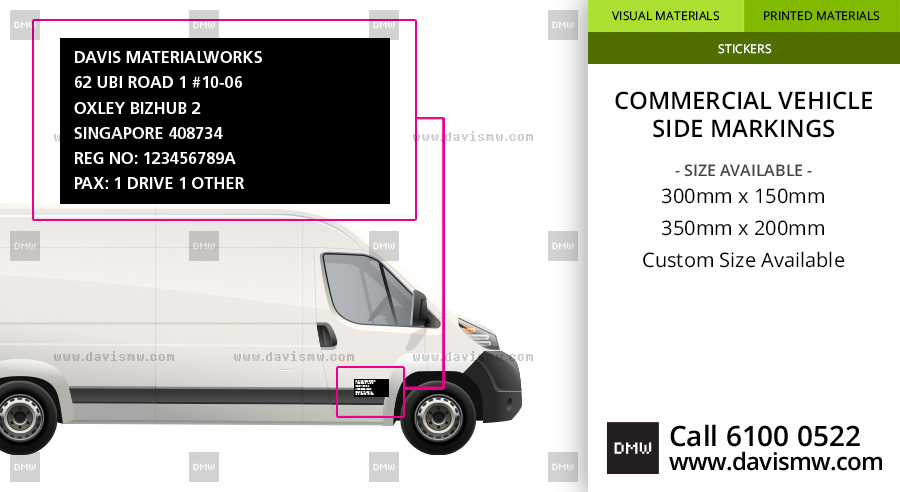 Commercial Vehicle Side Markings - Davis Materialworks