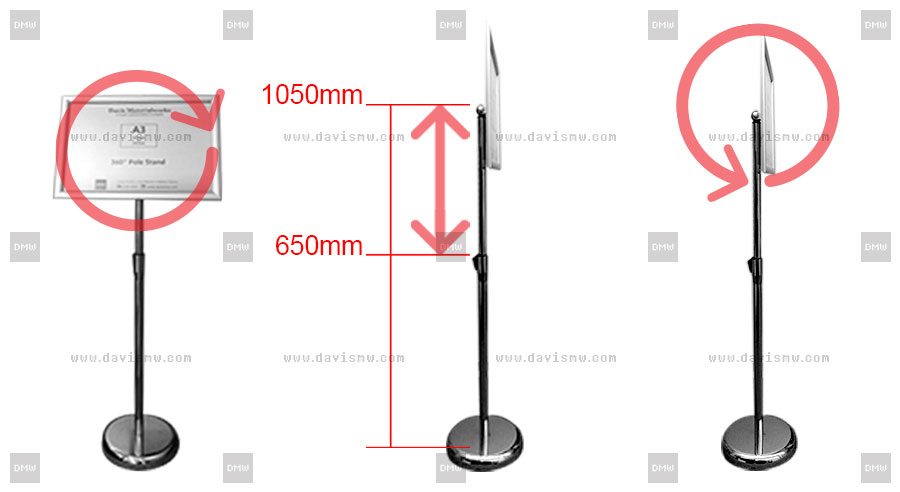  360° Pole Stand - Davis Materialworks