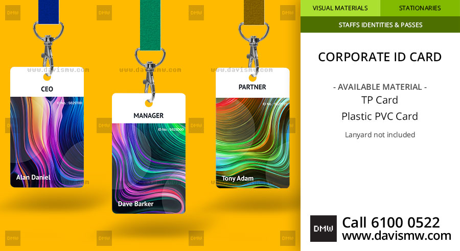  Corporate ID Card - Davis Materialworks