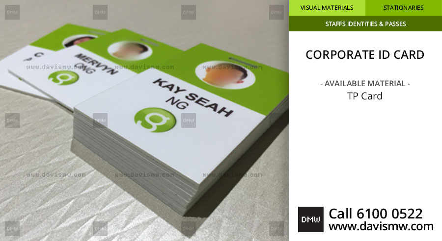  Corporate ID Card - TP Card - Davis Materialworks