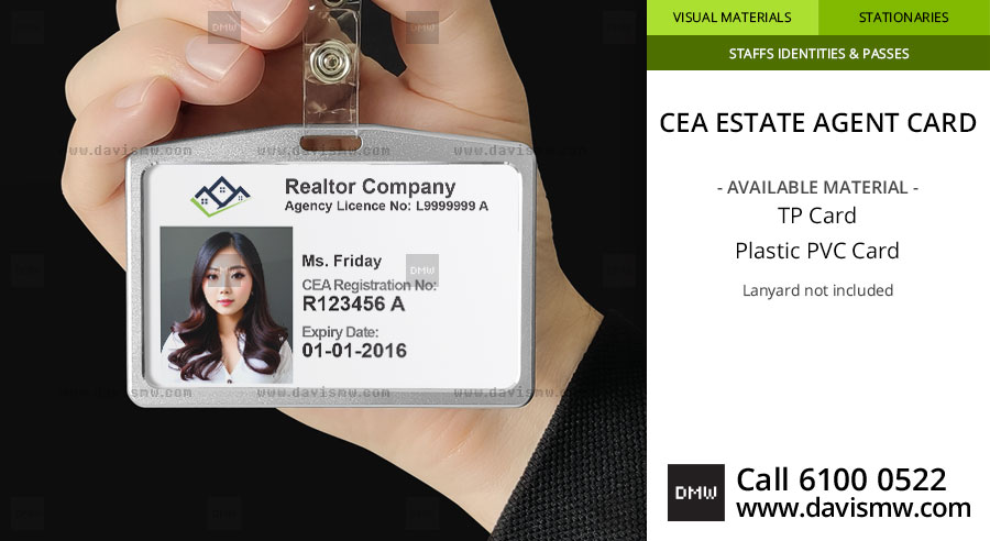 CEA Estate Agent Card - Davis Materialworks