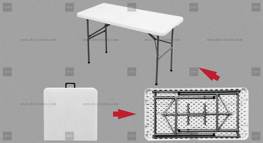 Event Table Rectangular - Davis Materialworks