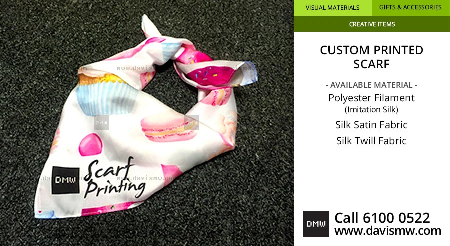 Custom Printed Scarf - Davis Materialworks